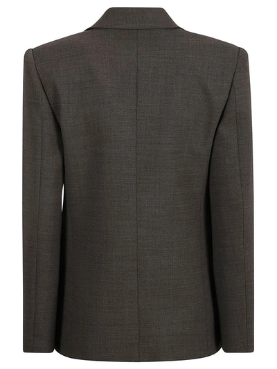Philosophy Di Lorenzo Serafini Single Buttoned Plain Blazer In Black