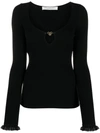 Philosophy Di Lorenzo Serafini Suéter Con Escote Barco - Negro In Black