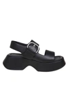 Vic Matie Sandals In Black