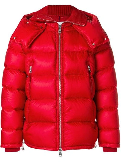 Moncler "pascal Laqué"尼龙羽绒服 In Red