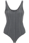 AGOLDE 'ELNA' RIB KNIT TANK BODYSUIT