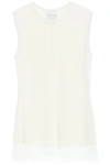 Loulou Studio Sleeveless Tunic Top With Fringed Trim