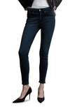 Mango Low Rise Skinny Jeans In Open Blue