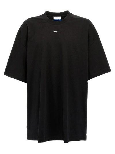 Off-white Off-stamp Skate T-shirt In Black_grey