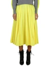 Philosophy Di Lorenzo Serafini A-line High Waist Midi Pleated Skirt In Yellow