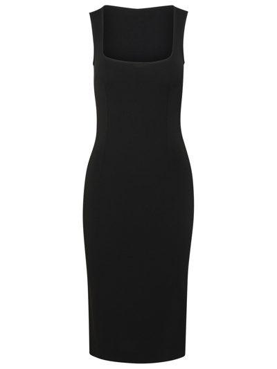 Dolce & Gabbana Black Viscose Dress Woman
