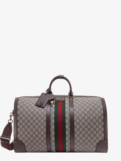Gucci Savoy Large Duffle Bag In Brown
