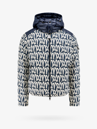 Moncler Navy Tablasses Reversible Down Jacket In Blue