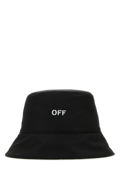Off-white Off White Man Black Polyester Bucket Hat