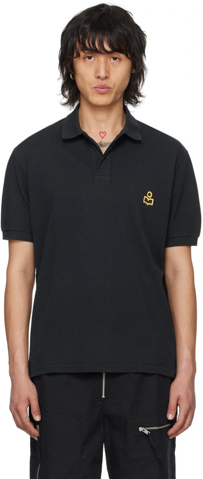 Isabel Marant Afko Polo Shirt In Anthracite