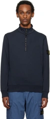 Stone Island Navy Ghost Piece Sweatshirt In A0020 Navy Blue