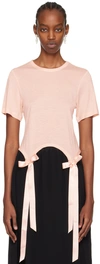 SIMONE ROCHA PINK EASY T-SHIRT