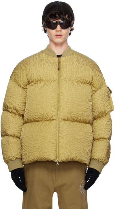 MONCLER GENIUS MONCLER X ROC NATION GREEN CENTAURUS DOWN JACKET