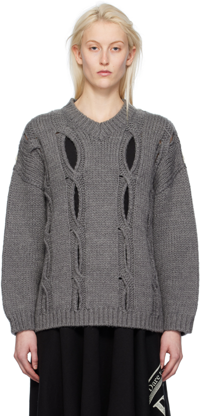 Open Yy Ssense Exclusive Grey Jumper