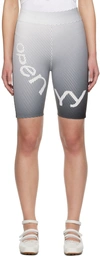 Open Yy Ssense Exclusive Black & White Sports Shorts In Black