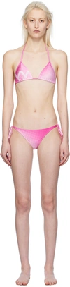 Open Yy Ssense Exclusive Pink Yy Bikini In Pink