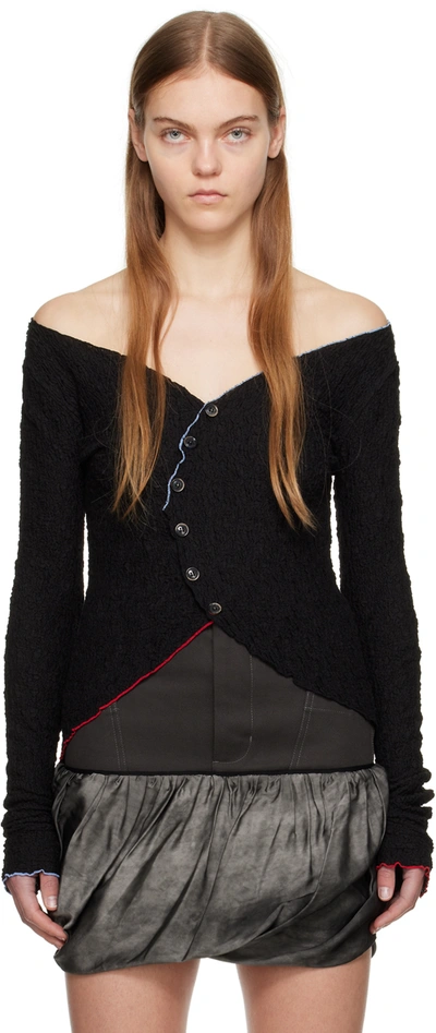 Andersson Bell Ssense Exclusive Black Francis Cardigan