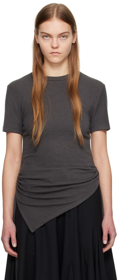 Andersson Bell Ssense Exclusive Gray Cindy T-shirt In Grey