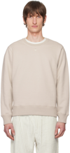 CRAIG GREEN BEIGE HOLE SWEATSHIRT