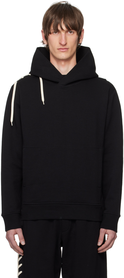 Craig Green Lace-up Detailing Hoodie In Black