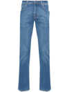 Jacob Cohen Indigo Blue Nick Slim Denim Pants In Blue