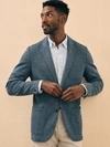 Faherty Inlet Knit Blazer (tall) In Deep Navy Melange