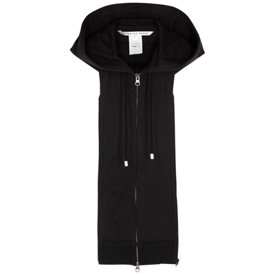 Veronica Beard Hooded Cotton Dickey In Black