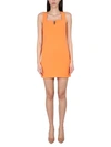 Boutique Moschino Mini Dress In Orange