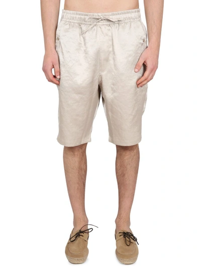Needles Off-white Cowboy Shorts In A-beige