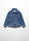 Mango Kids' Blouson In Bleu Moyen