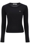 Vivienne Westwood Women Cotton And Cashmere Blend Jumper In Black