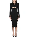 Andreädamo Andreādamo Dress With Cut-out Details In Black