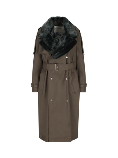 Burberry Coats In Otter