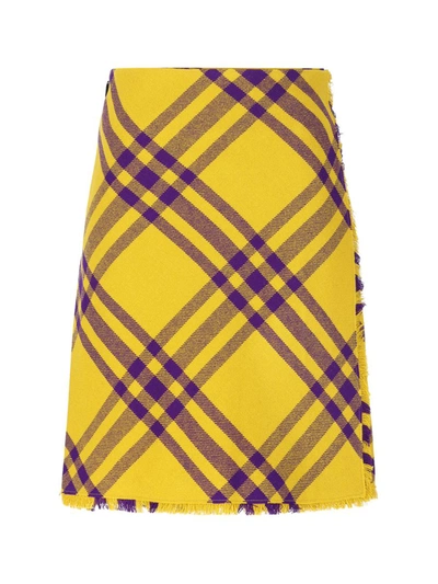Burberry Skirts In Pear Ip Check