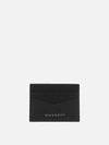 GIVENCHY GIVENCHY LOGO-PLAQUE LEATHER CARDHOLDER