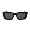 Prada Symbole 51mm Rectangular Sunglasses In Black