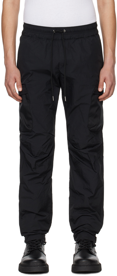 John Elliott Black Himalayan Cargo Trousers