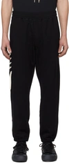 CRAIG GREEN BLACK LACED SWEATPANTS