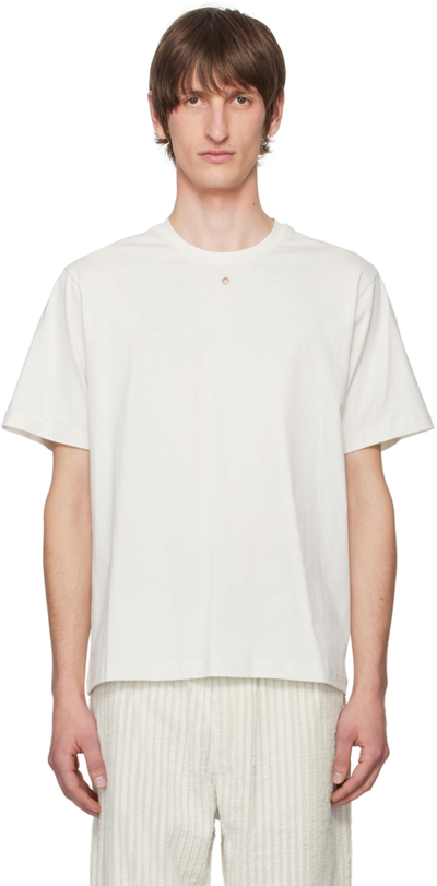 Craig Green Off-white Hole T-shirt In Chalk