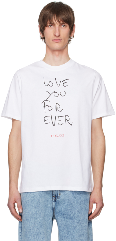 Fiorucci White 'love You For Ever' T-shirt