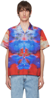 FIORUCCI MULTICOLOR FLOWER BLUR SHIRT