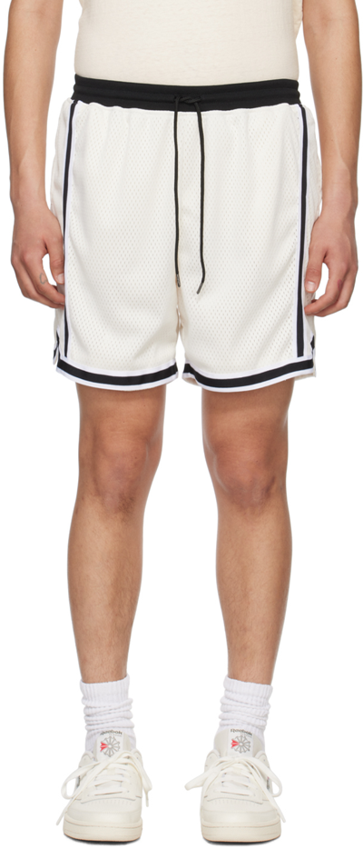 John Elliott Vintage Varsity Shorts In Beige