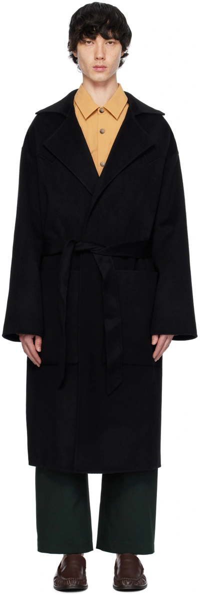 Nanushka Black Timo Coat