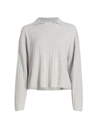 Naadam Women's Rib-knit Cashmere Jumper In Frost Grey