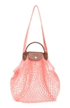 Longchamp Women's Le Pliage Filet Top Handle Bag In Blush