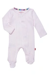 MAGNETIC ME LOVE LINES POINTELLE MAGNETIC ORGANIC COTTON FOOTIE