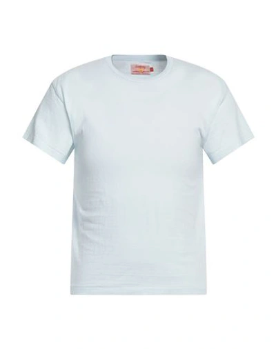 Sunray Sportswear Man T-shirt Sky Blue Size 4 Cotton