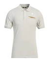 K-way Man Polo Shirt Light Grey Size M Cotton, Elastane