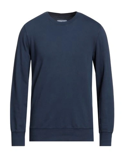 Bowery Man Sweatshirt Navy Blue Size L Cotton