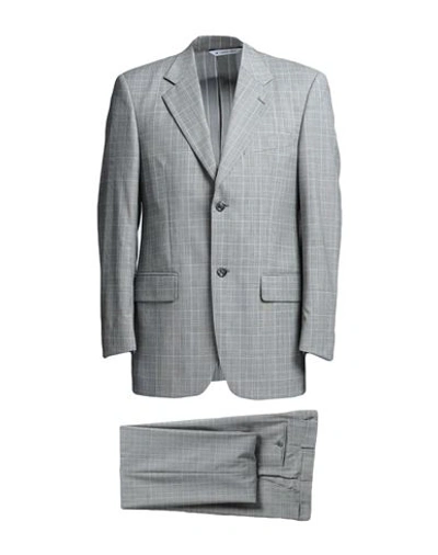 Manuel Ritz Man Suit Grey Size 40 Virgin Wool